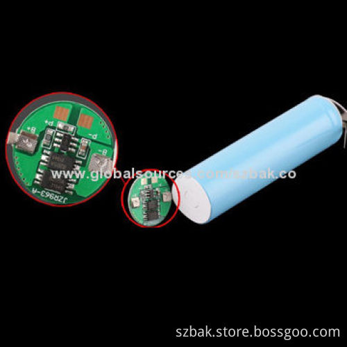 Factory Sale 3.7V Lithium-ion Battery 2,600mAh for Flashlight with PCM Inside, Long Cycle Lifespan